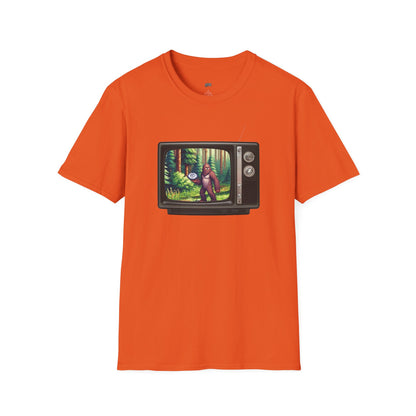 TV Video Game Sasquatch Disc Golf Men's Basic T-Shirt