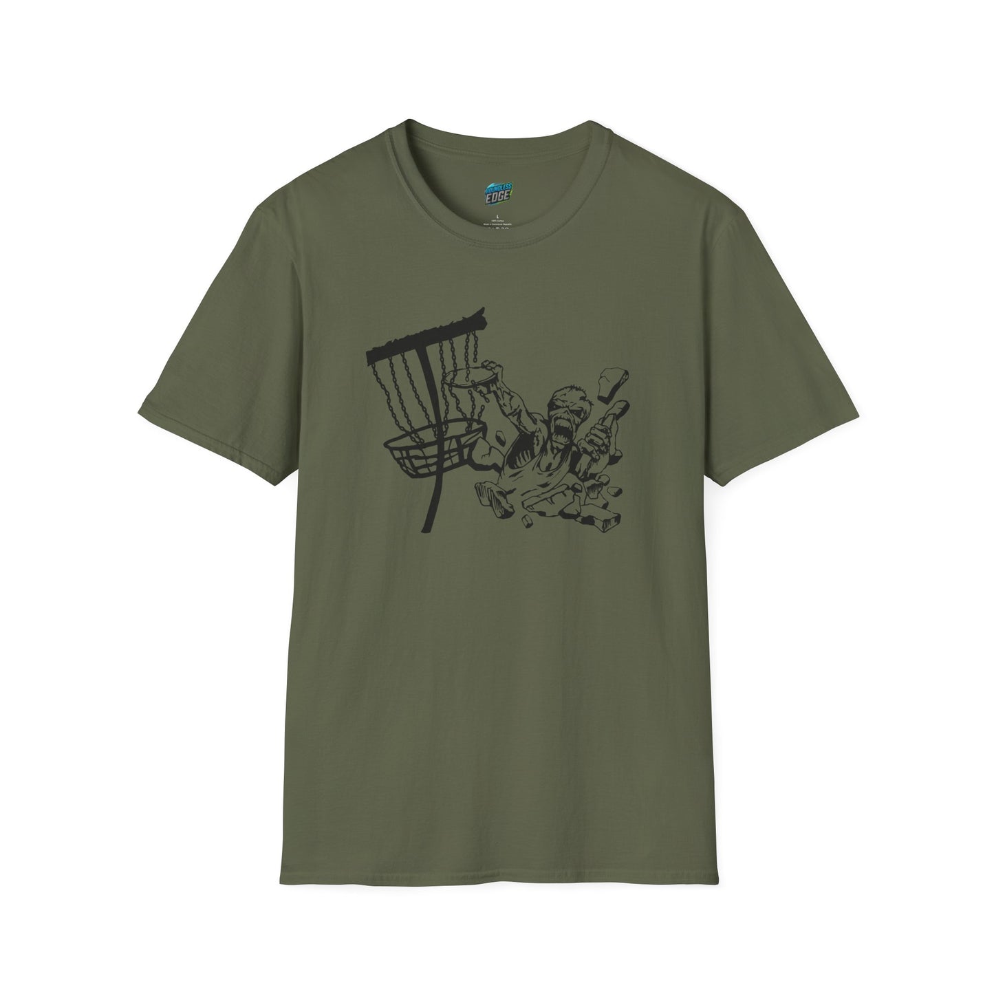 Zombie Disc Golf Men's Basic Softstyle T-Shirt