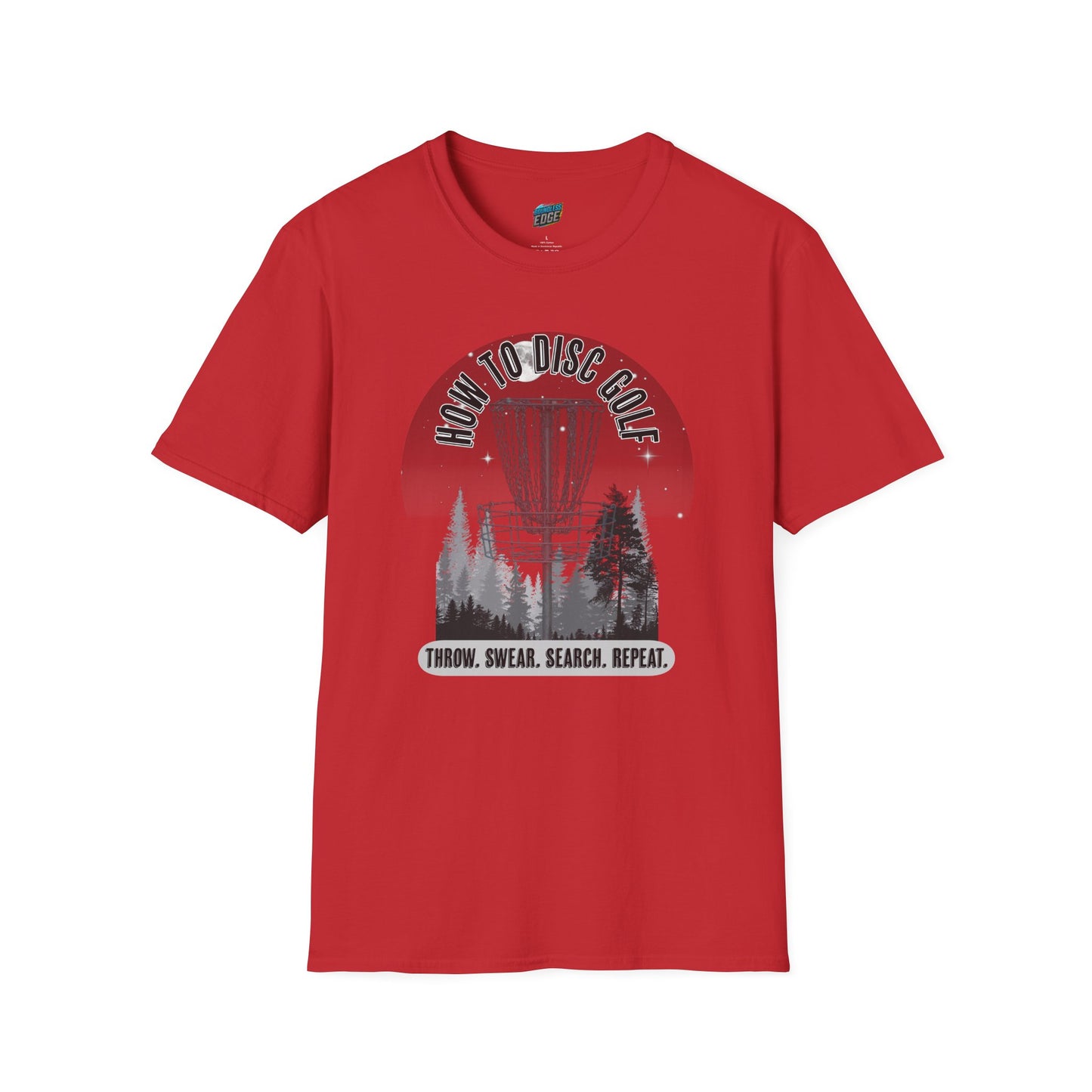 How to Disc Golf Humor Men's Basic Softstyle T-Shirt