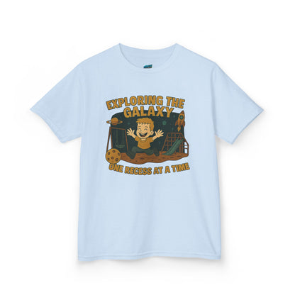 Exploring the Galaxy... Playing with Danger Boys' Heavy Cotton T-Shirt