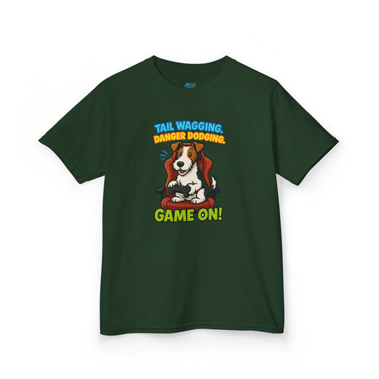 Game On... Playing with Danger Boys' Heavy Cotton T-Shirt