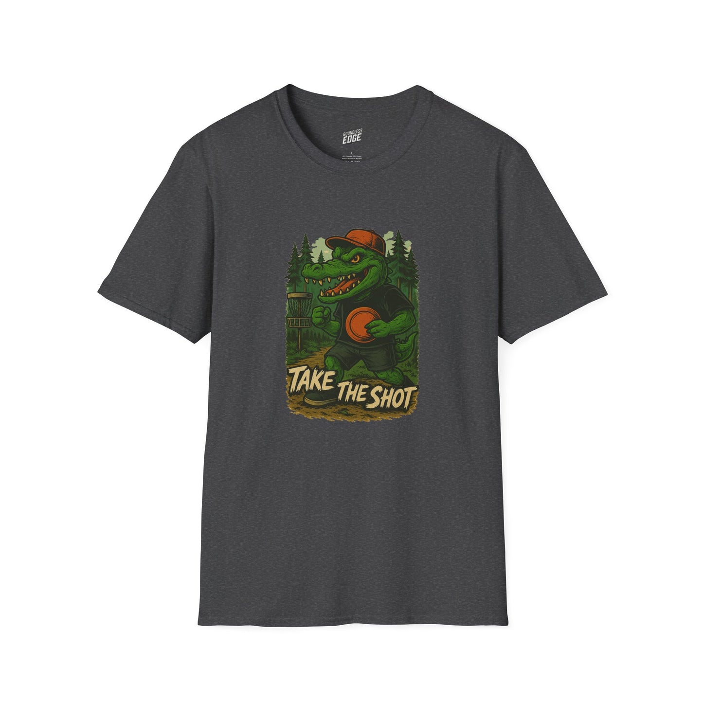Take the Shot Disc Golf Gator Men's Basic T-Shirt