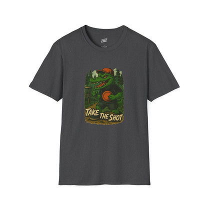 Take the Shot Disc Golf Gator Men's Basic T-Shirt