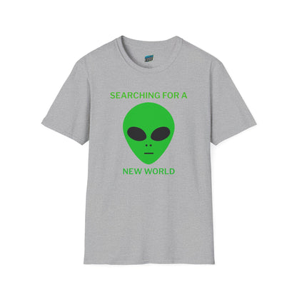 Alien Searching for a New World Humor Men's Basic Softstyle T-Shirt