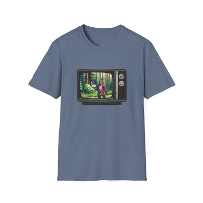 TV Video Game Sasquatch Disc Golf Men's Basic T-Shirt