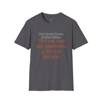 Dirty Sports Phrase... Football Humor Men's Basic T-Shirt