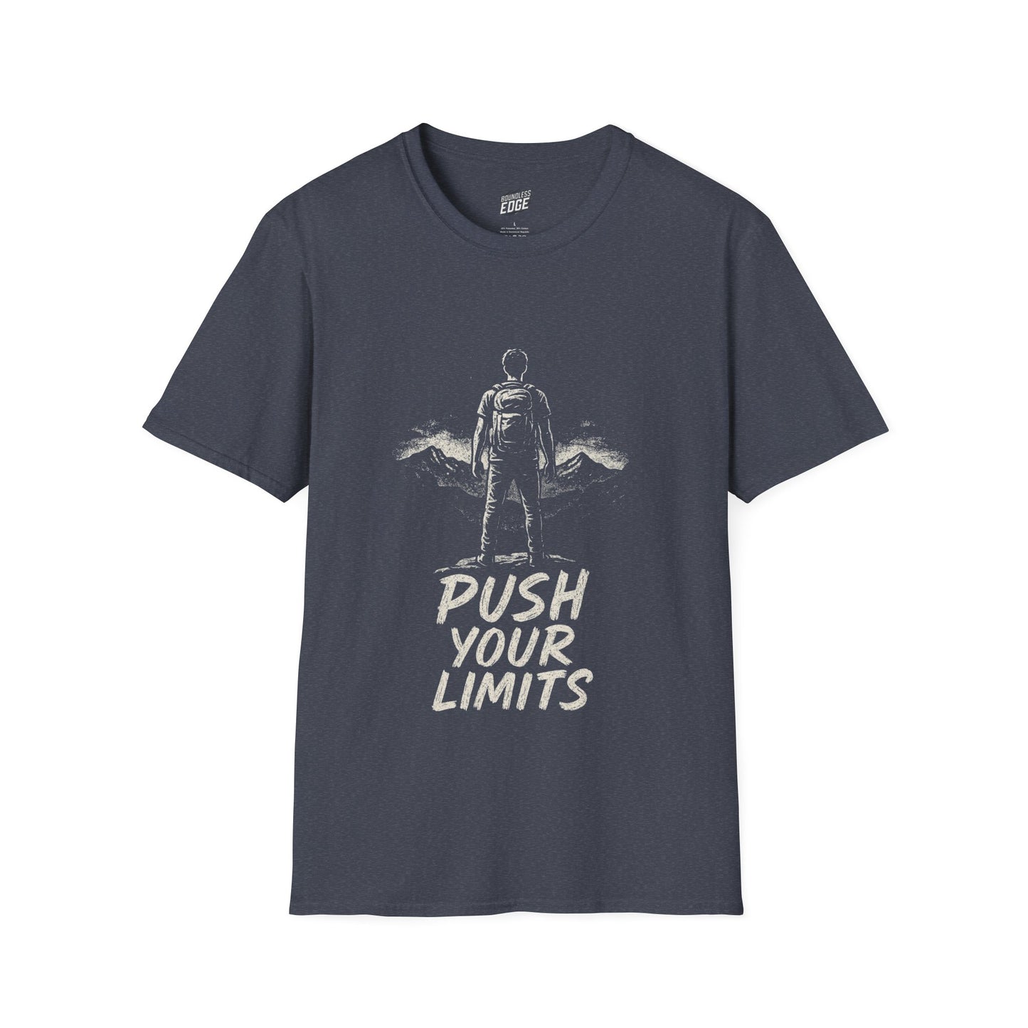 Summit Edition Push Your Limits Hiking Men's Basic T-Shirt
