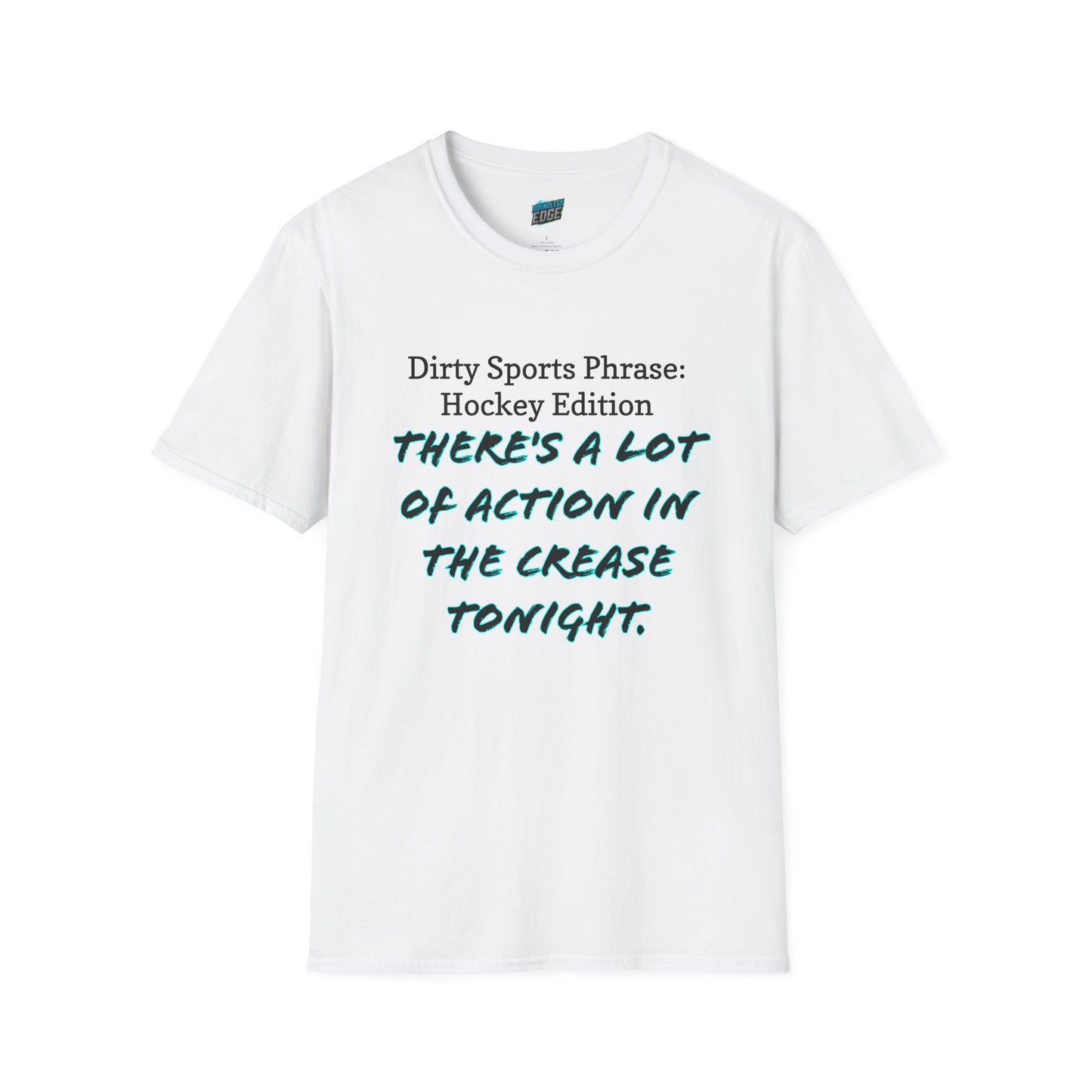 Dirty Sports Phrase Hockey Humor Women's Basic T-Shirt