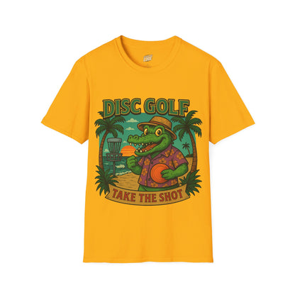 Gator Vibes Disc Golf Edition Men's Basic T-Shirt (Take the Shot)