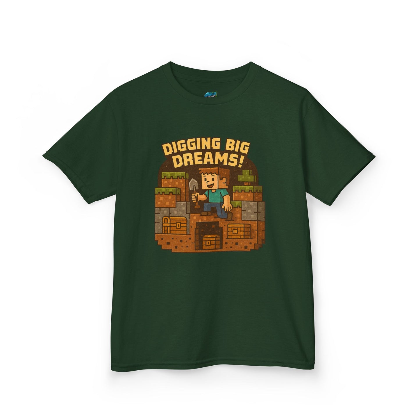 Digging Big Dreams Playing with Danger Boys' Heavy Cotton T-Shirt