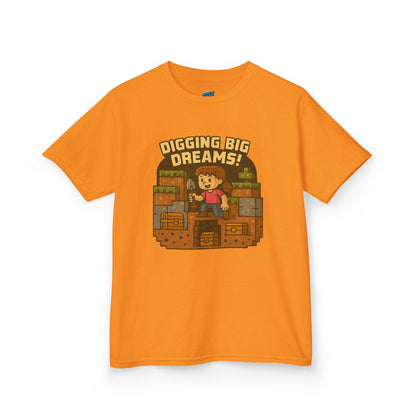 Digging Big Dreams Playing with Danger Girls' Heavy Cotton T-Shirt