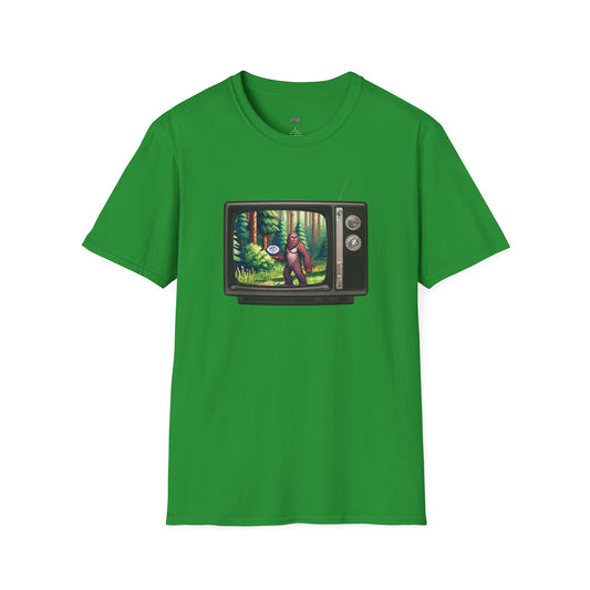 TV Video Game Sasquatch Disc Golf Men's Basic T-Shirt