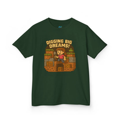 Digging Big Dreams Playing with Danger Girls' Heavy Cotton T-Shirt