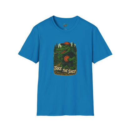 Take the Shot Disc Golf Gator Women's Basic T-Shirt