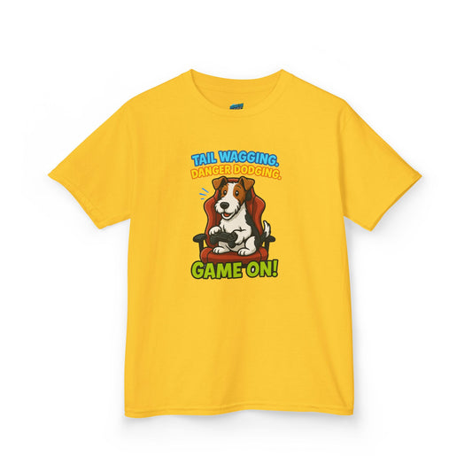Game On... Playing with Danger Girls' Heavy Cotton T-Shirt