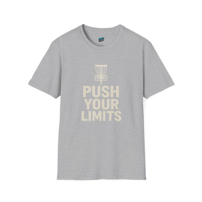 Push Your Limits Disc Golf Men's Basic T-Shirt