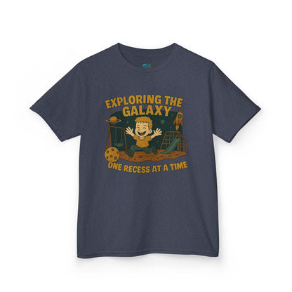 Exploring the Galaxy... Playing with Danger Boys' Heavy Cotton T-Shirt