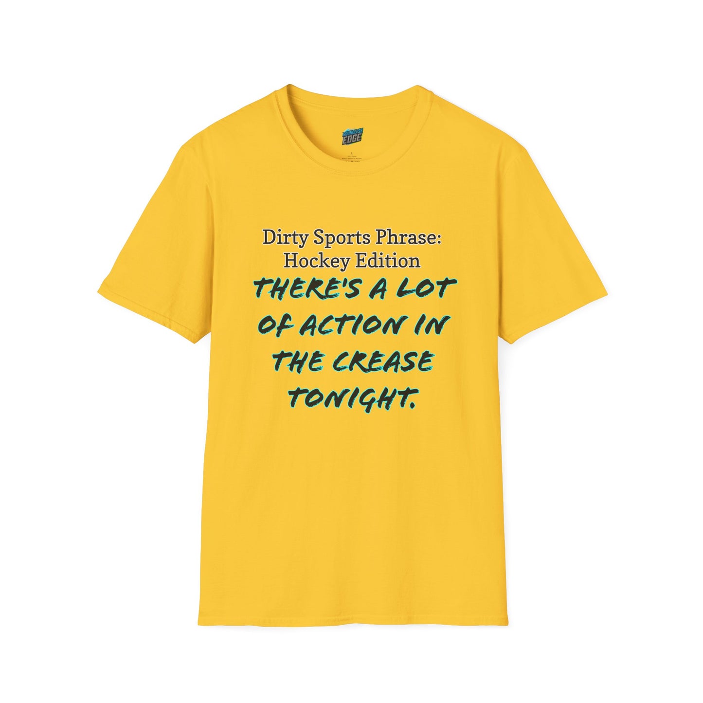 Dirty Sports Phrase Hockey Humor Women's Basic T-Shirt