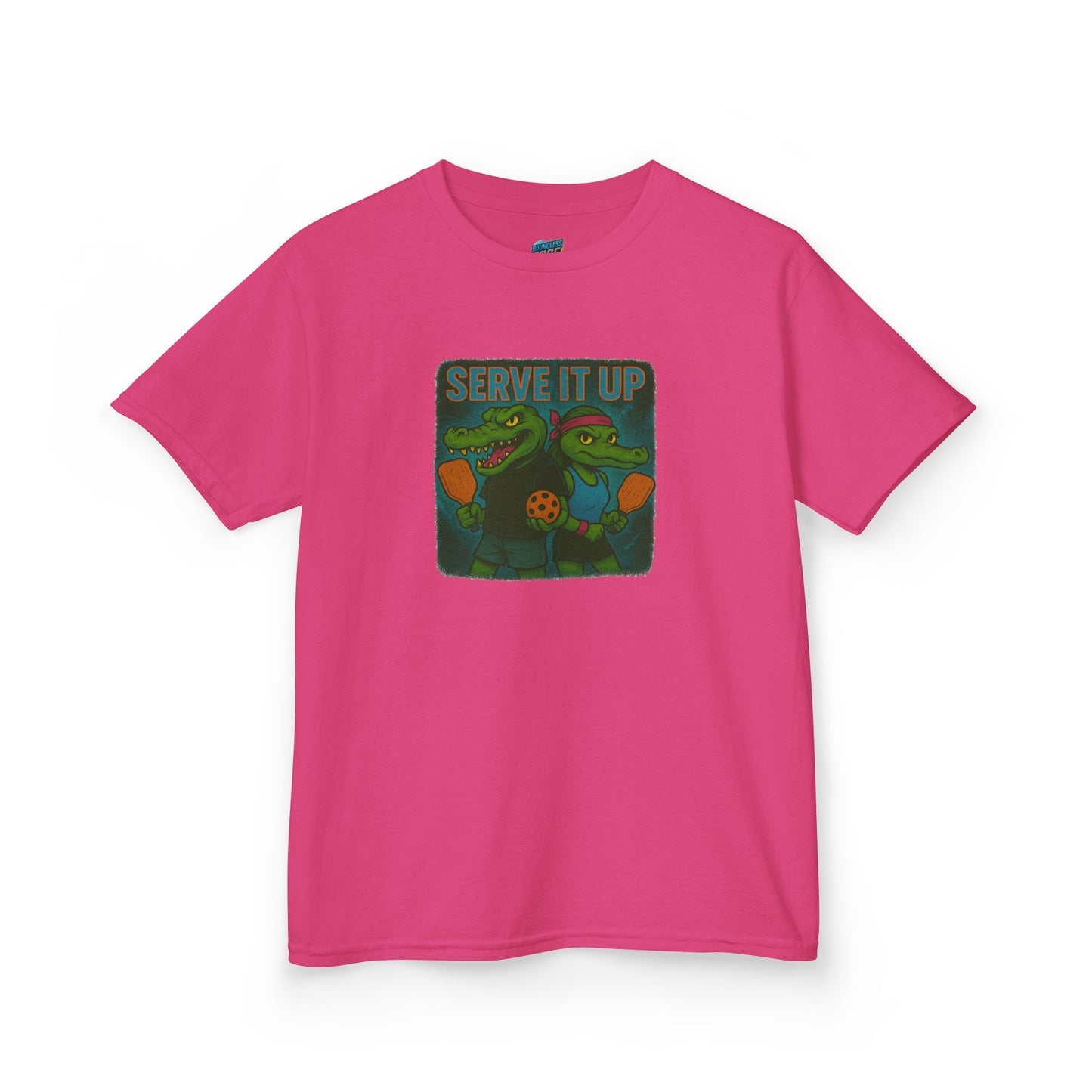 Serve it up Gator Pickleball Boys' Heavy Cotton T-Shirt