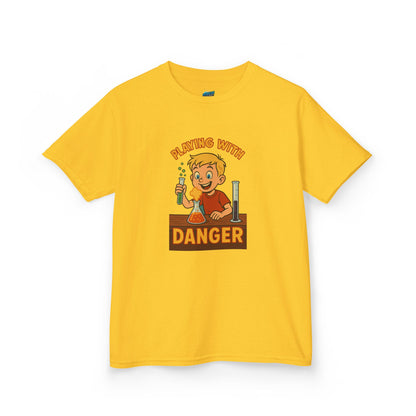 Playing with Danger Boys' Heavy Cotton T-Shirt