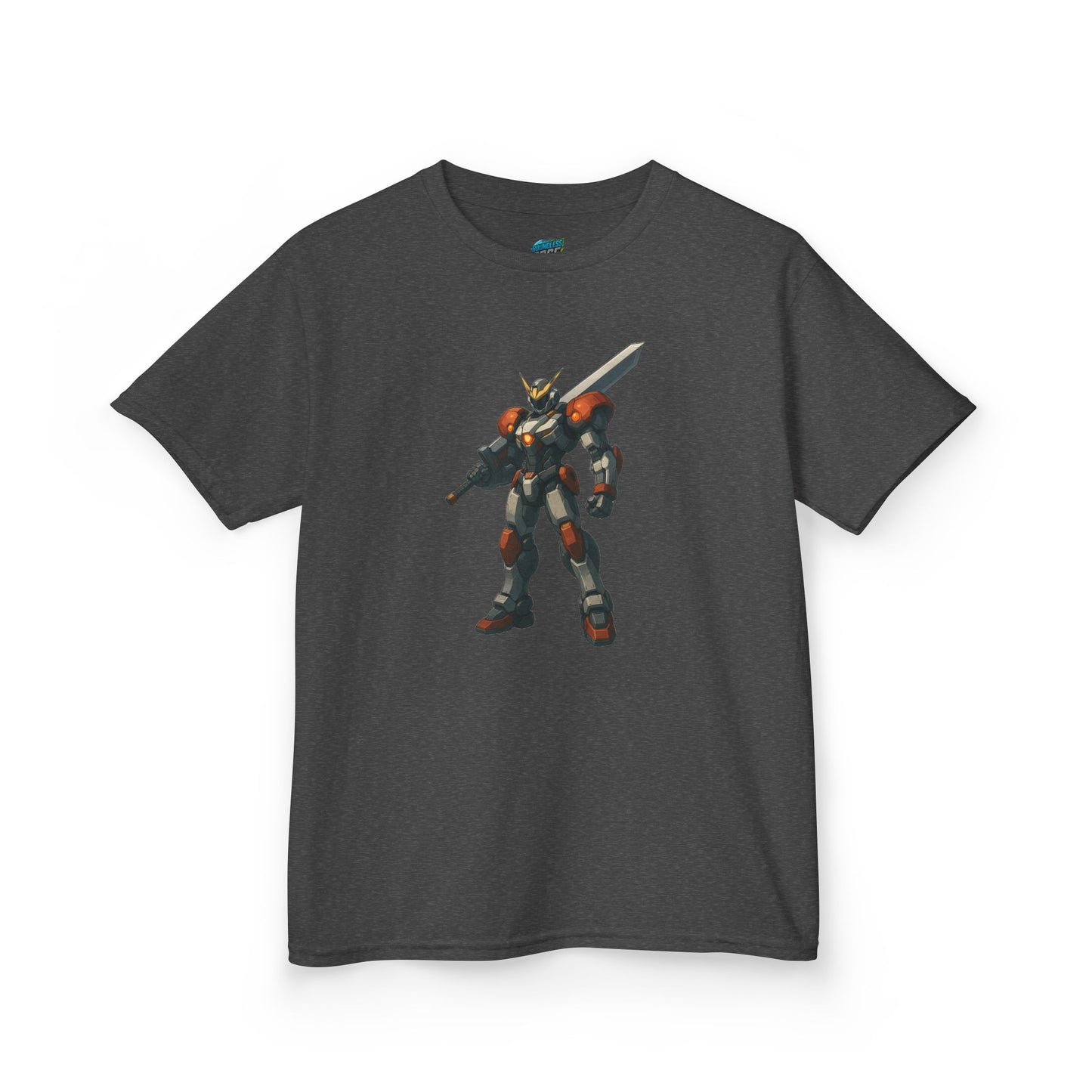 Mech Anime Girls' Heavy Cotton T-Shirt