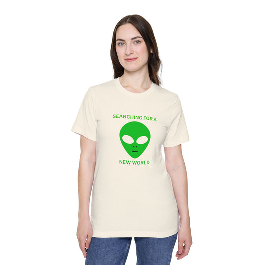 Alien Searching for a New World Humor Women's Premium T-Shirt
