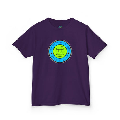 Professional Amateur Disc Golf Humor Girls' Heavy Cotton T-Shirt