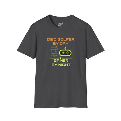Disc Golf by Day, Gamer by Night Women's Basic T-Shirt