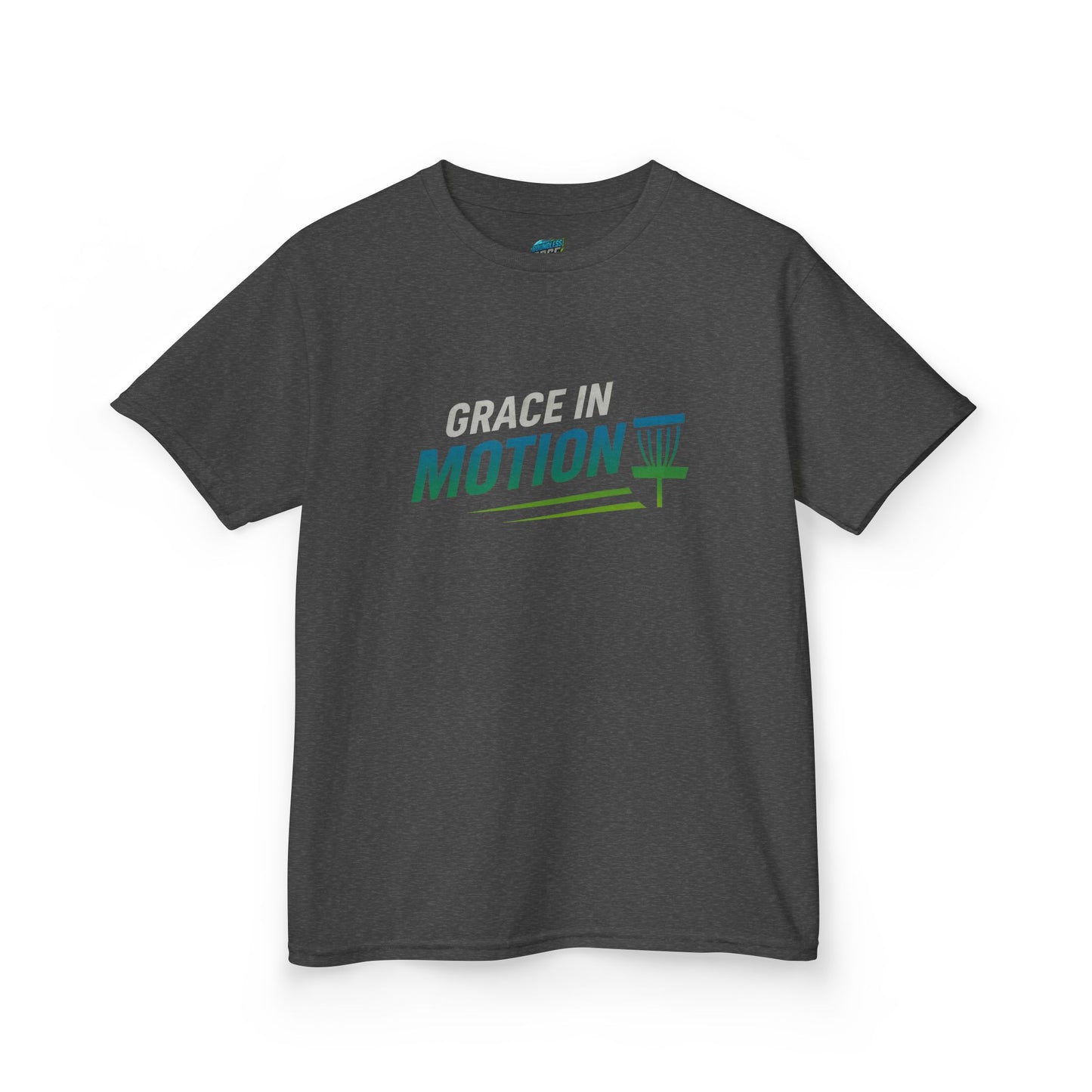 Grace in Motion Disc Golf Girls' Heavy Cotton T-Shirt