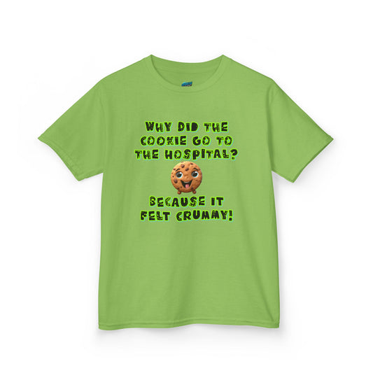 Cookie Joke Humor Boys' Heavy Cotton T-Shirt