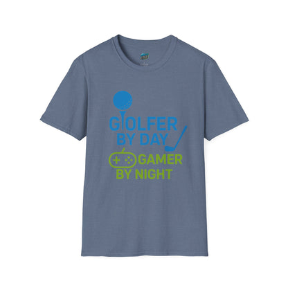 Golfer by Day, Gamer by Night Men's Basic T-Shirt