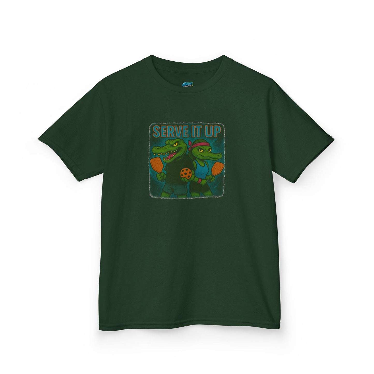 Serve it up Gator Pickleball Boys' Heavy Cotton T-Shirt