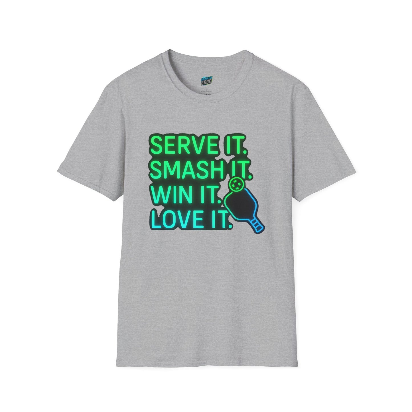 Serve it. Smash it. Win it. Love it. Pickleball Men's Basic T-Shirt
