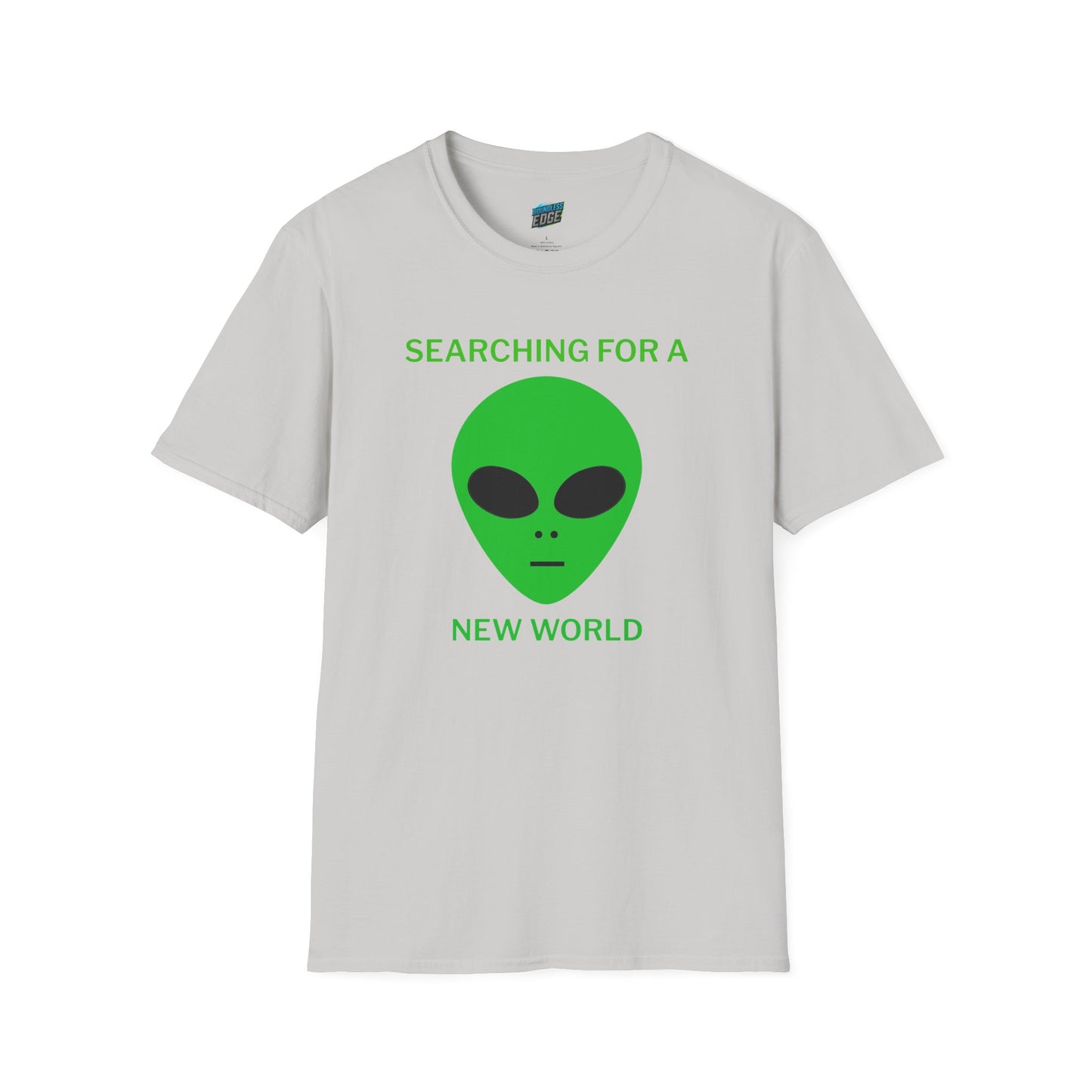 Alien Searching for a New World Humor Men's Basic Softstyle T-Shirt