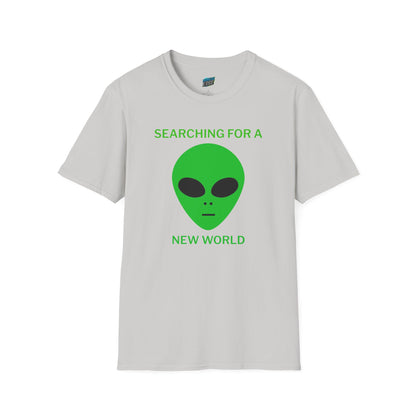 Alien Searching for a New World Humor Women's Basic Softstyle T-Shirt