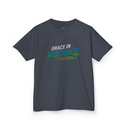 Grace in Motion Disc Golf Girls' Heavy Cotton T-Shirt