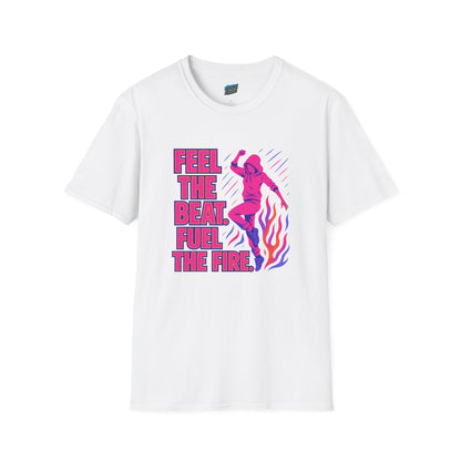 Feel the Beat. Fuel the Fire Dance Women's Basic T-Shirt