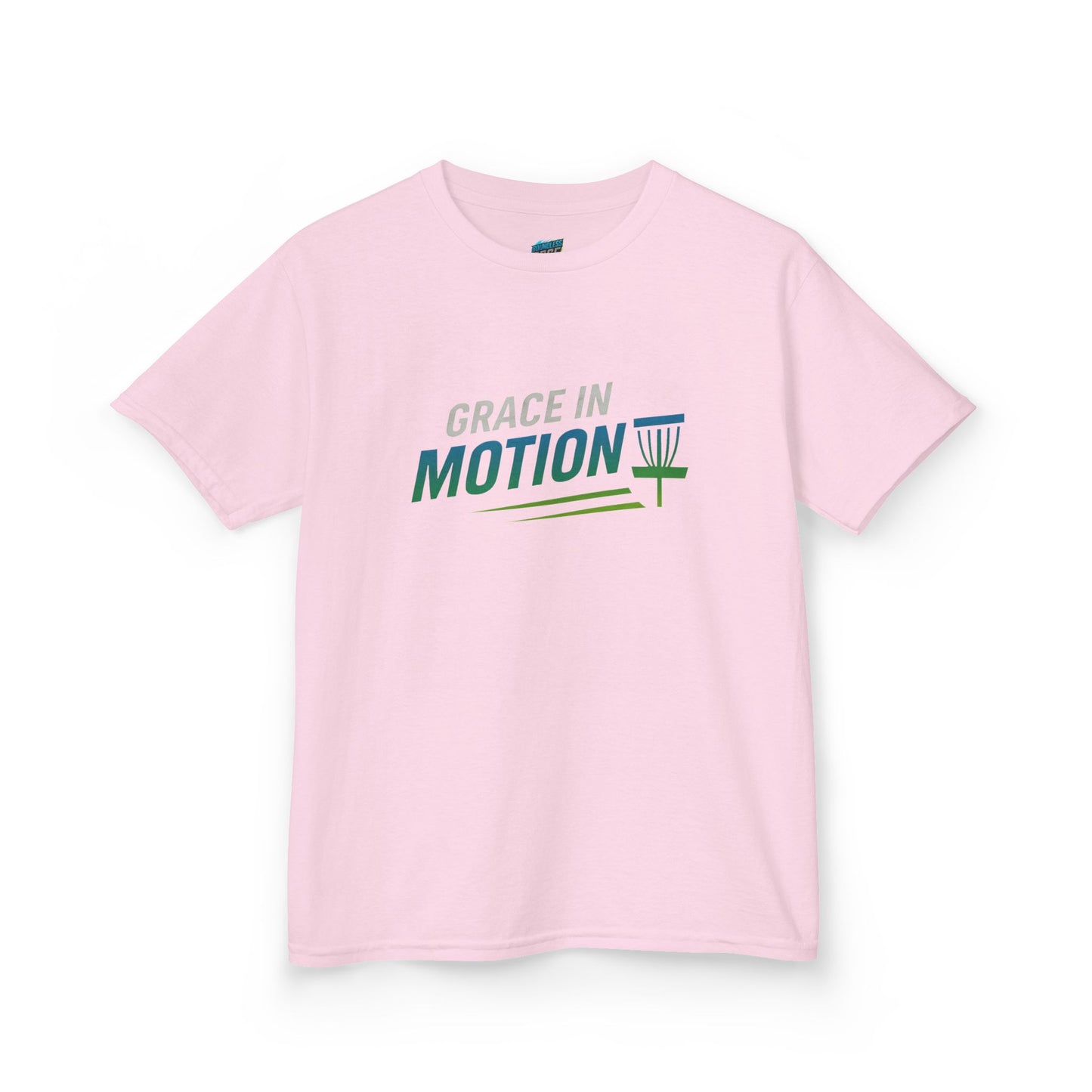 Grace in Motion Disc Golf Girls' Heavy Cotton T-Shirt