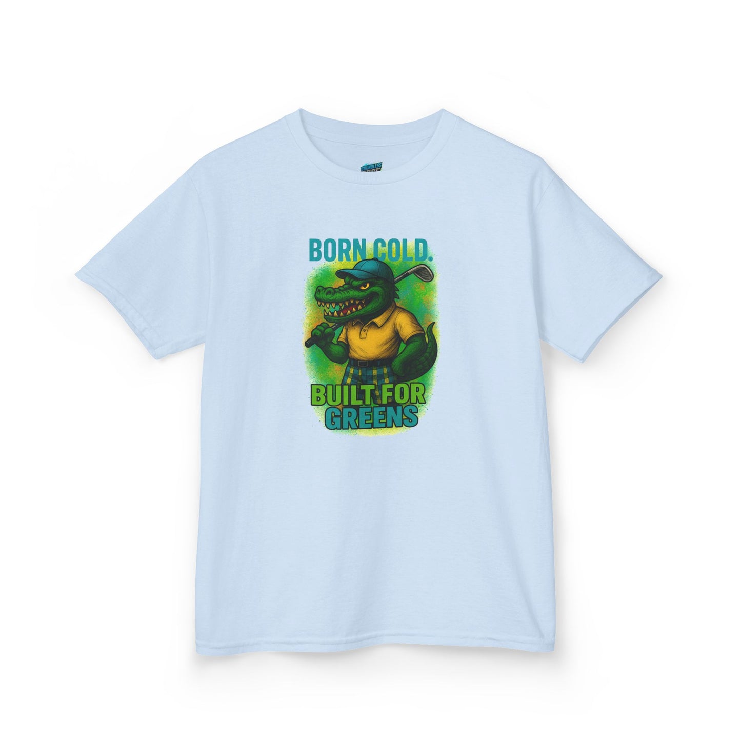 Born Cold. Built For Greens. Gator Golf Boys' Heavy Cotton T-Shirt
