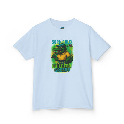 Born Cold. Built For Greens. Gator Golf Boys' Heavy Cotton T-Shirt
