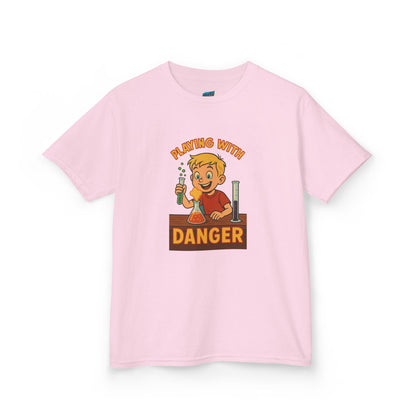 Playing with Danger Boys' Heavy Cotton T-Shirt