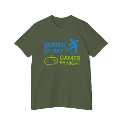 Skater by Day, Gamer by Night Skateboarding Women's Premium T-Shirt
