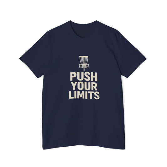 Push Your Limits – Disc Golf Women's Premium T-Shirt