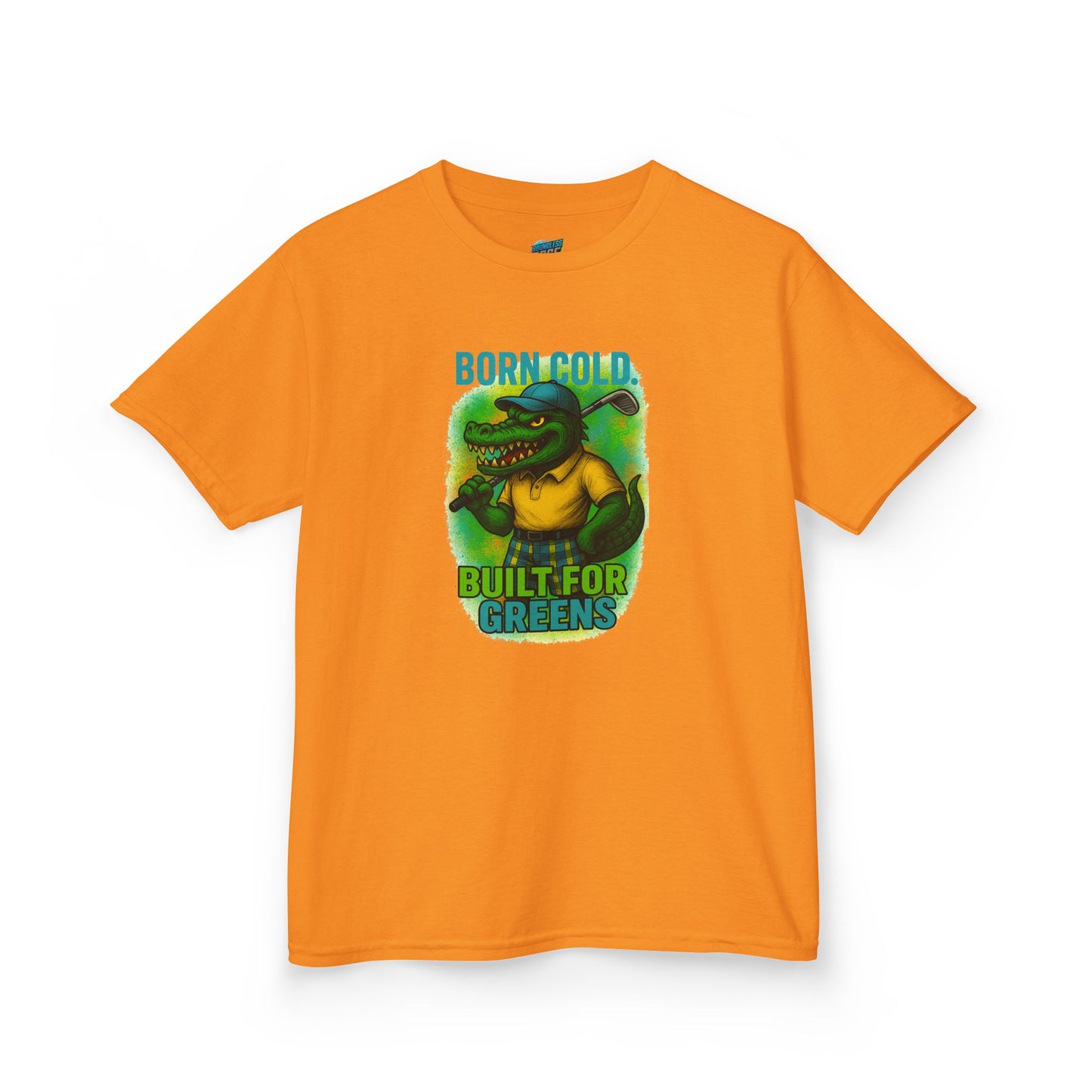 Born Cold. Built For Greens. Gator Golf Boys' Heavy Cotton T-Shirt