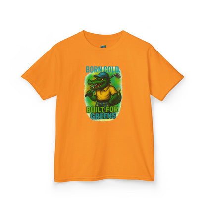 Born Cold. Built For Greens. Gator Golf Boys' Heavy Cotton T-Shirt