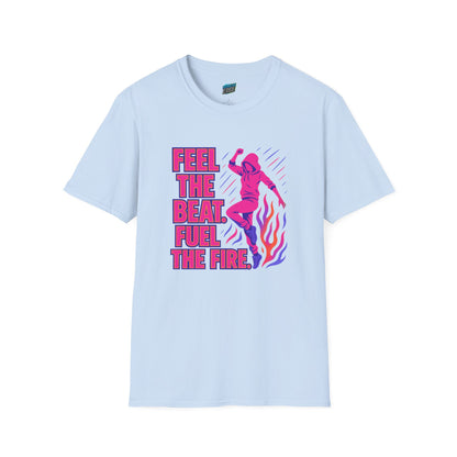 Feel the Beat. Fuel the Fire Dance Women's Basic T-Shirt