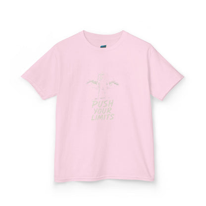 Push Your Limits Hiking Boys' Heavy Cotton T-Shirt