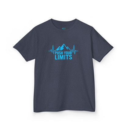 Push Your Limits Hiking Boys' Heavy Cotton T-Shirt