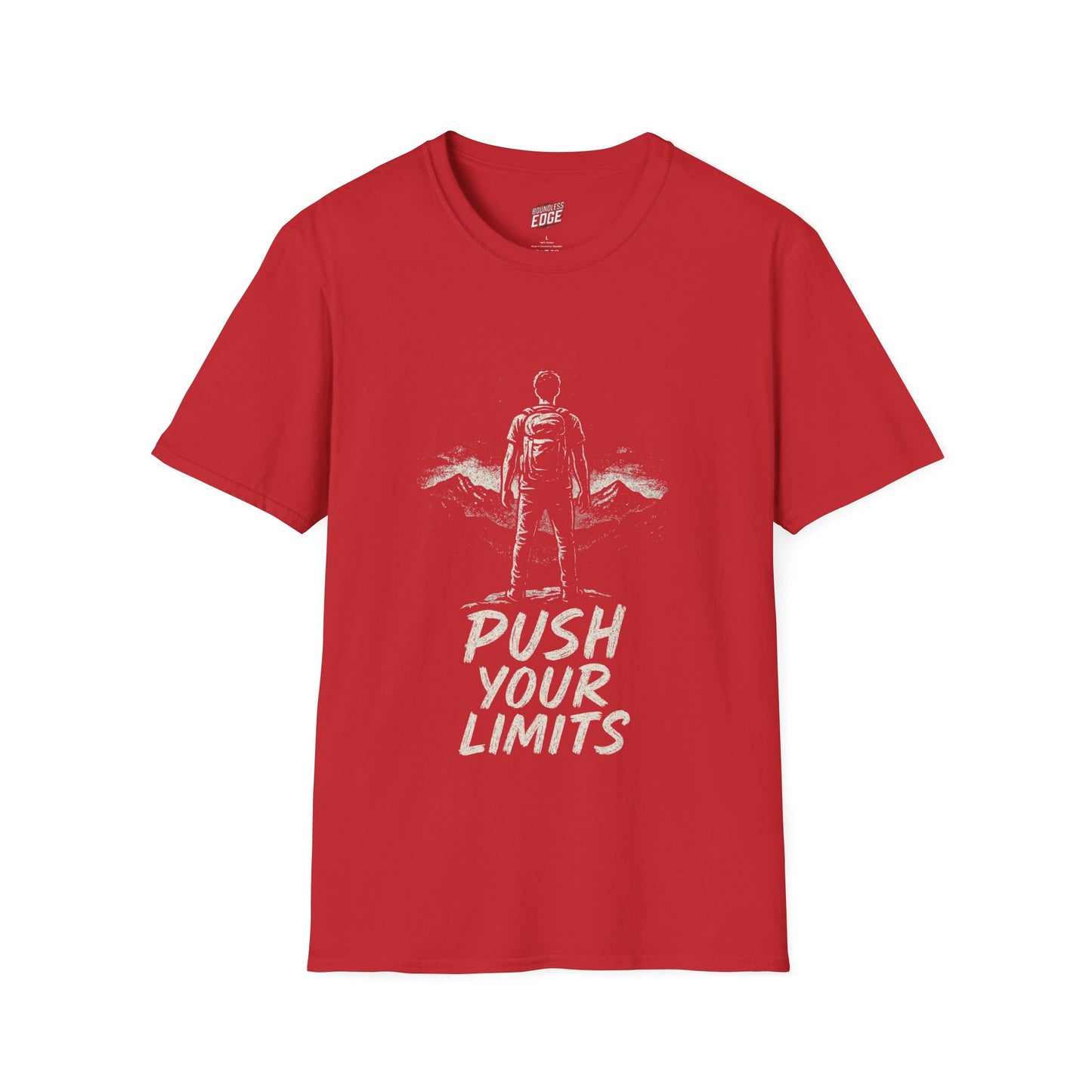 Summit Edition Push Your Limits Hiking Men's Basic T-Shirt