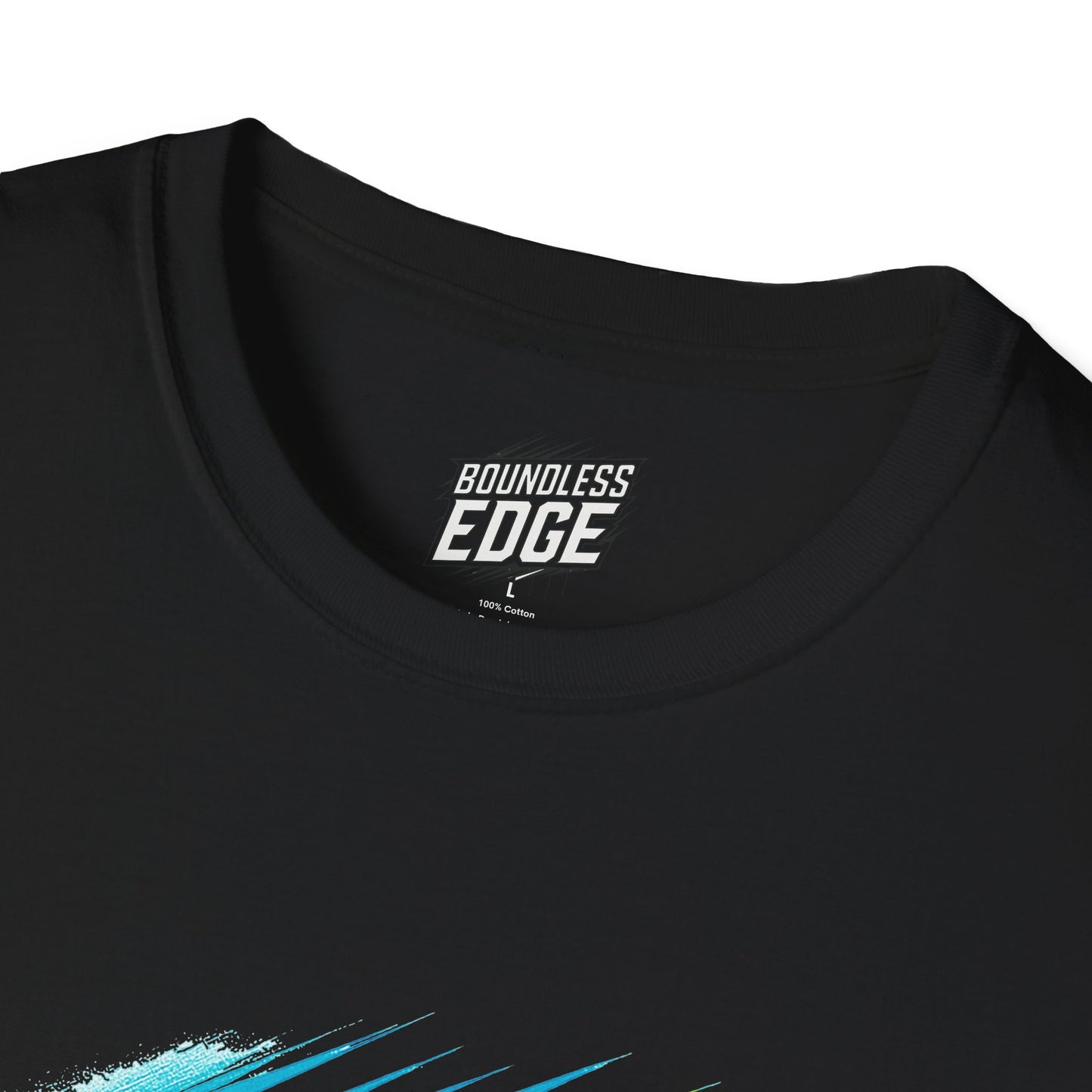 Boundless Edge Logo Tee – Everyday Edition Men's Basic T-Shirt (Black Only)
